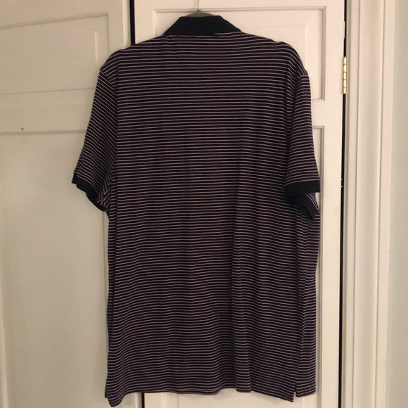 J Crew Black and Pink Polo - XL - Picture 3 of 3